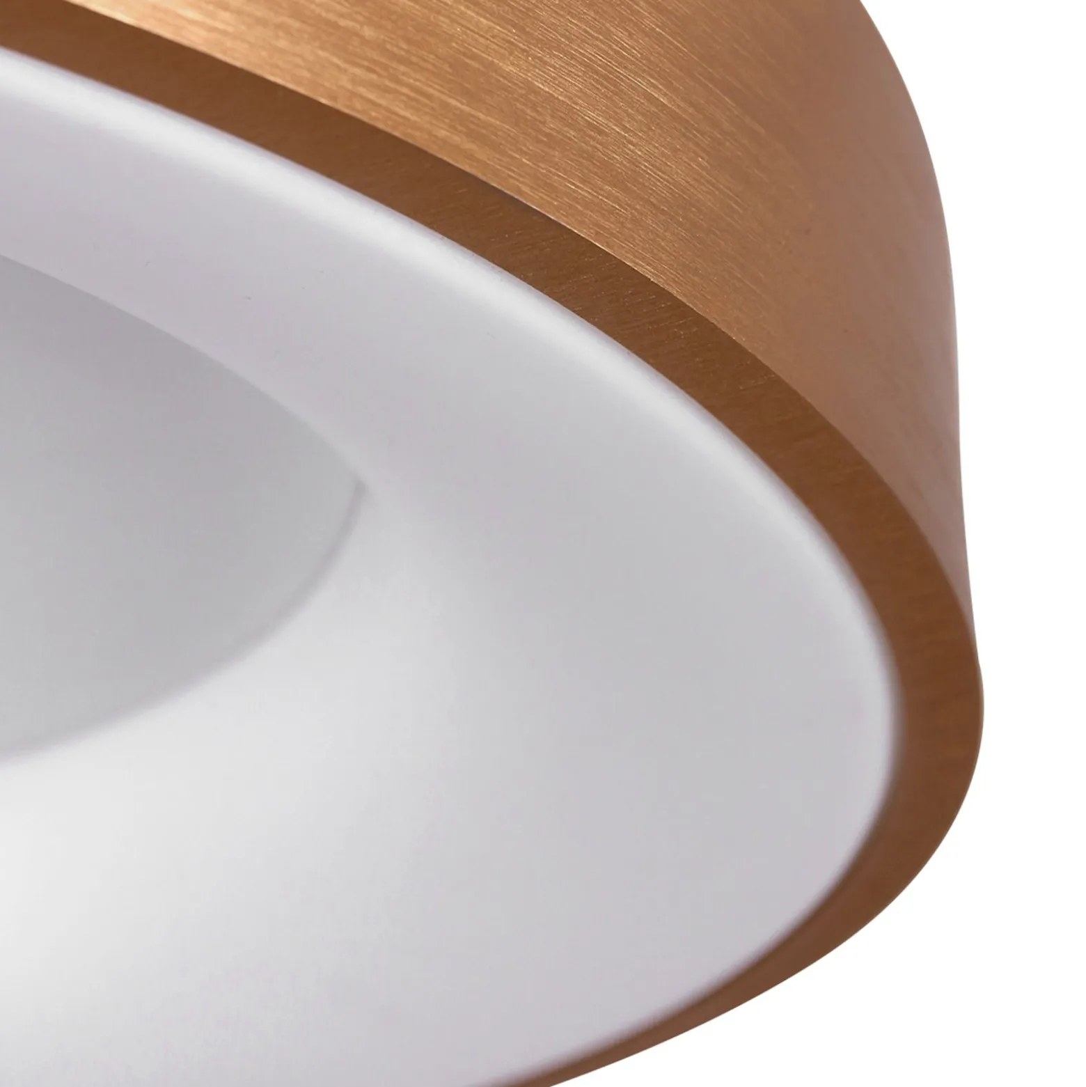 LED-Deckenleuchte Ringlede, 2.700 K, Ø 48 cm, gold, Metall