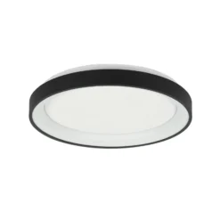 LED-Deckenleuchte Ringlede, schwarz, Höhe 6 cm, Ø 28 cm