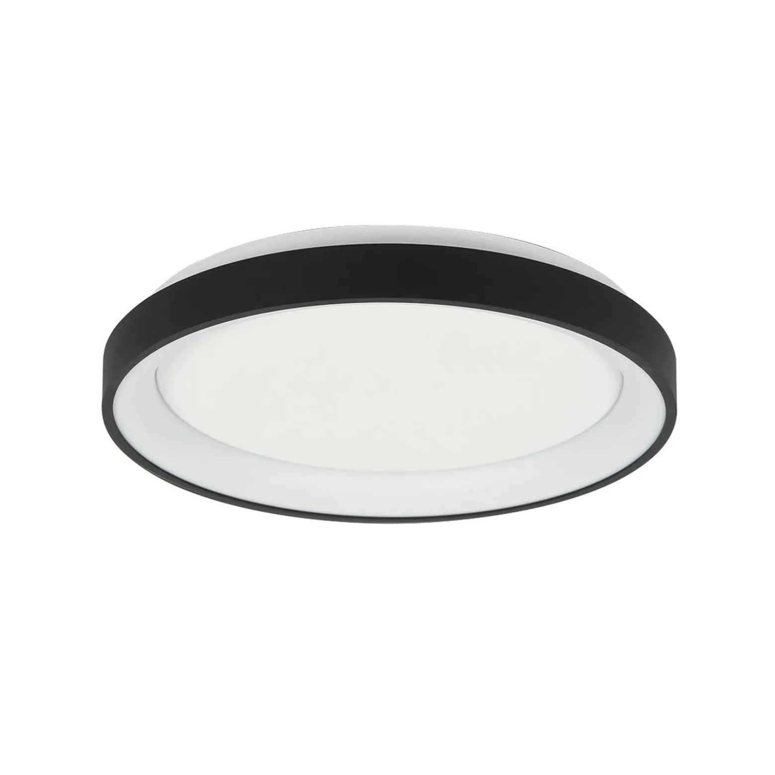 LED-Deckenleuchte Ringlede, schwarz, Höhe 6 cm, Ø 28 cm