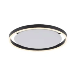 LED-Deckenleuchte Ritus, Ø 39,3cm, anthrazit