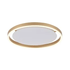 LED-Deckenleuchte Ritus, Ø 39,3cm messing matt