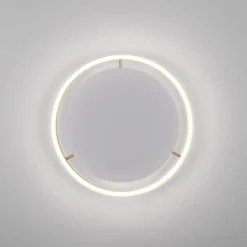 LED-Deckenleuchte Ritus, Ø 39,3cm messing matt