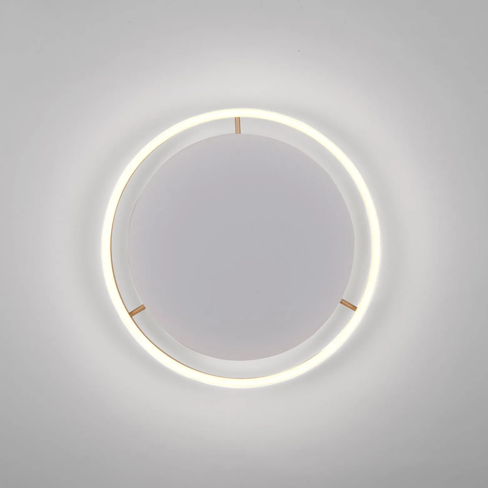 LED-Deckenleuchte Ritus, Ø 39,3cm messing matt