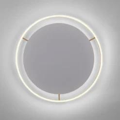 LED-Deckenleuchte Ritus, Ø 58,5cm, messing matt