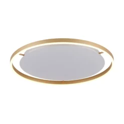 LED-Deckenleuchte Ritus, Ø 58,5cm, messing matt