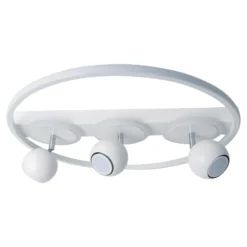 LED-Deckenleuchte Ronda, weiß, dreiflammig