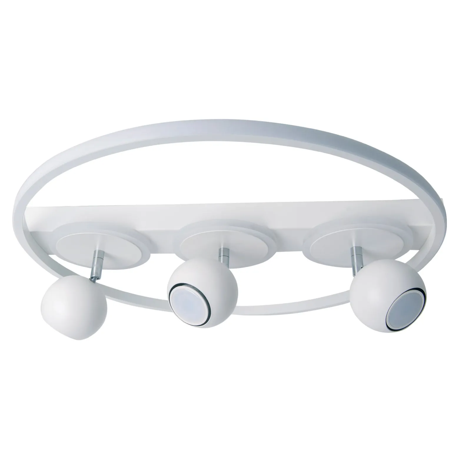 LED-Deckenleuchte Ronda, weiß, dreiflammig