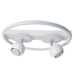 LED-Deckenleuchte Ronda, weiß, zweiflammig