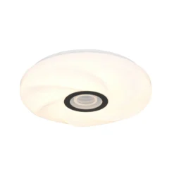 LED-Deckenleuchte Sano, weiß, Ø 39 cm, CCT, Fernbedienung