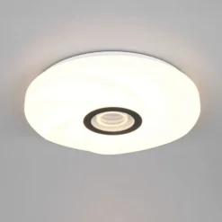 LED-Deckenleuchte Sano, weiß, Ø 39 cm, CCT, Fernbedienung