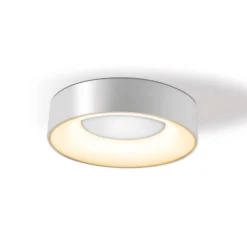 LED-Deckenleuchte Sauro, Ø 30 cm, silber
