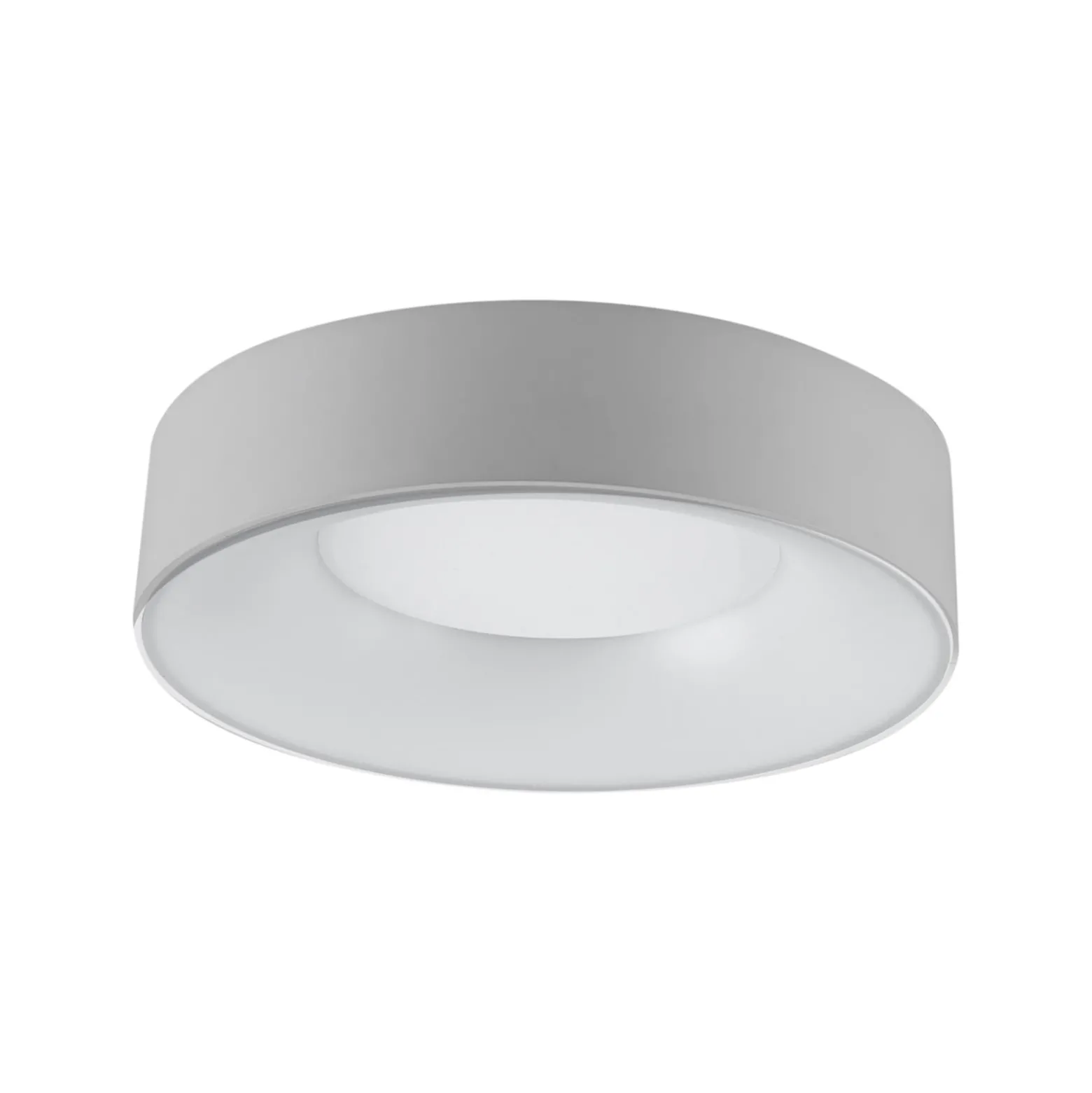 LED-Deckenleuchte Sauro, Ø 30 cm, silber