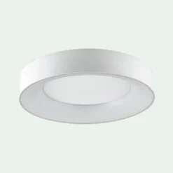LED-Deckenleuchte Sauro, Ø 40 cm, weiß