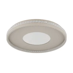 LED-Deckenleuchte Shirley, sandfarben, Ø 51 cm, CCT, dimmbar