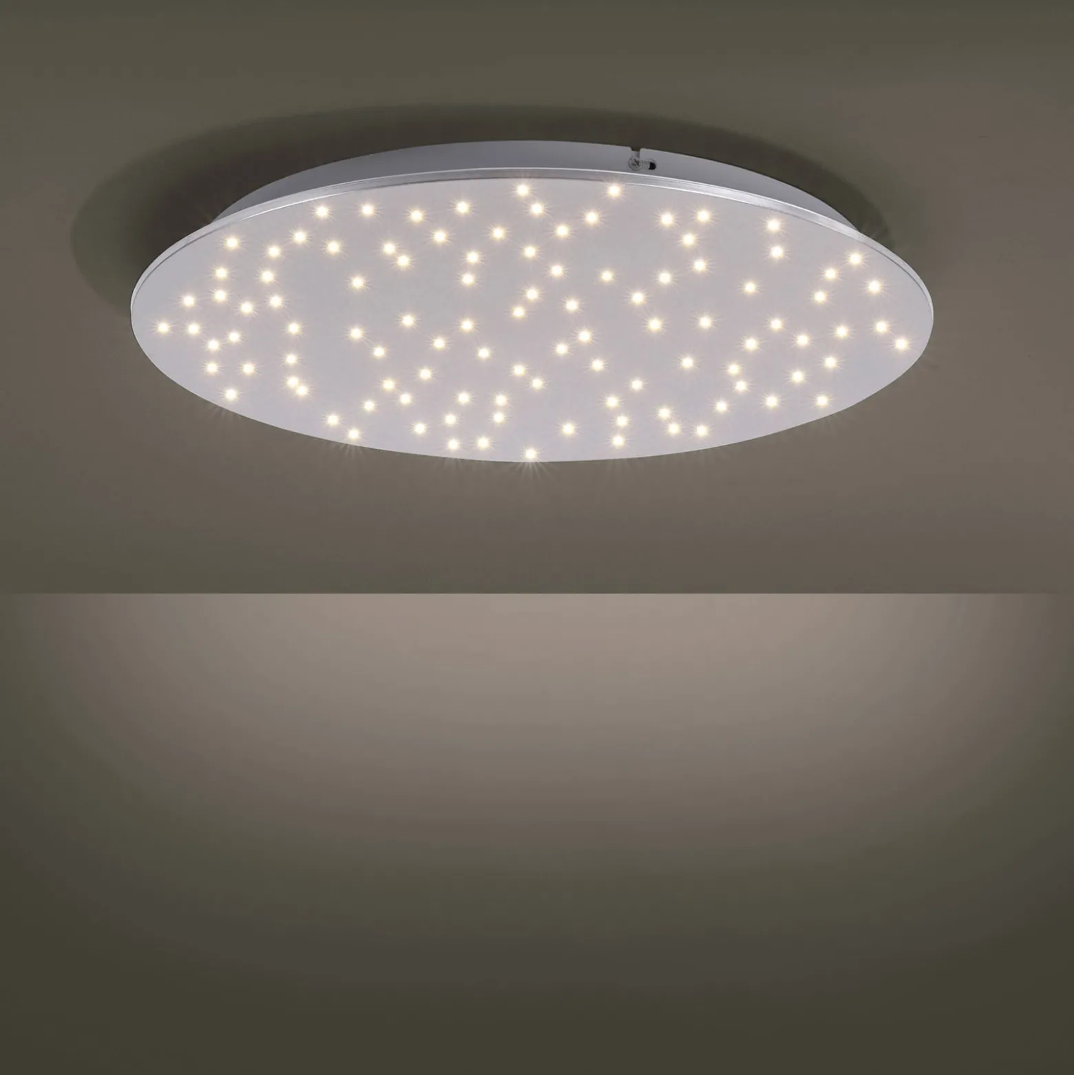 LED-Deckenleuchte Sparkle CCT dim stahl Ø 48cm
