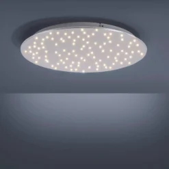 LED-Deckenleuchte Sparkle CCT dim stahl Ø 48cm