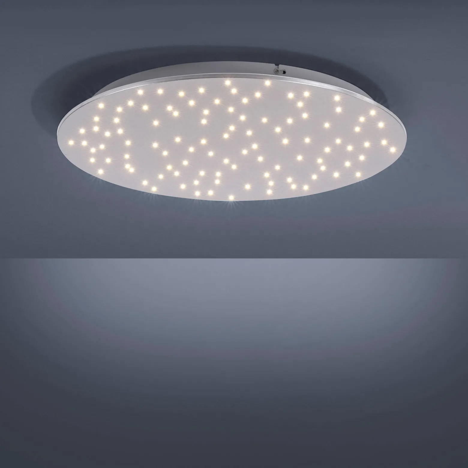 LED-Deckenleuchte Sparkle CCT dim stahl Ø 48cm