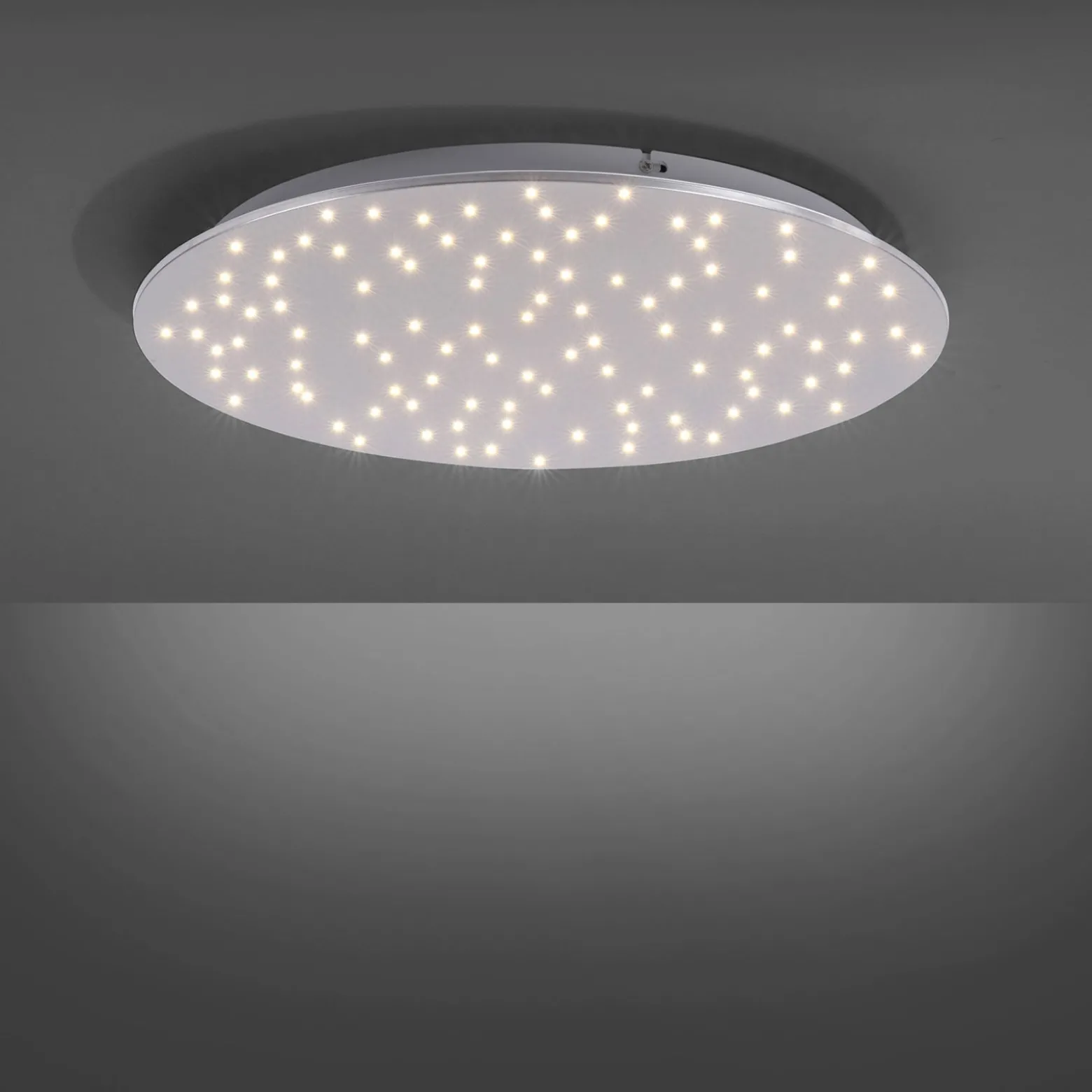 LED-Deckenleuchte Sparkle CCT dim stahl Ø 48cm