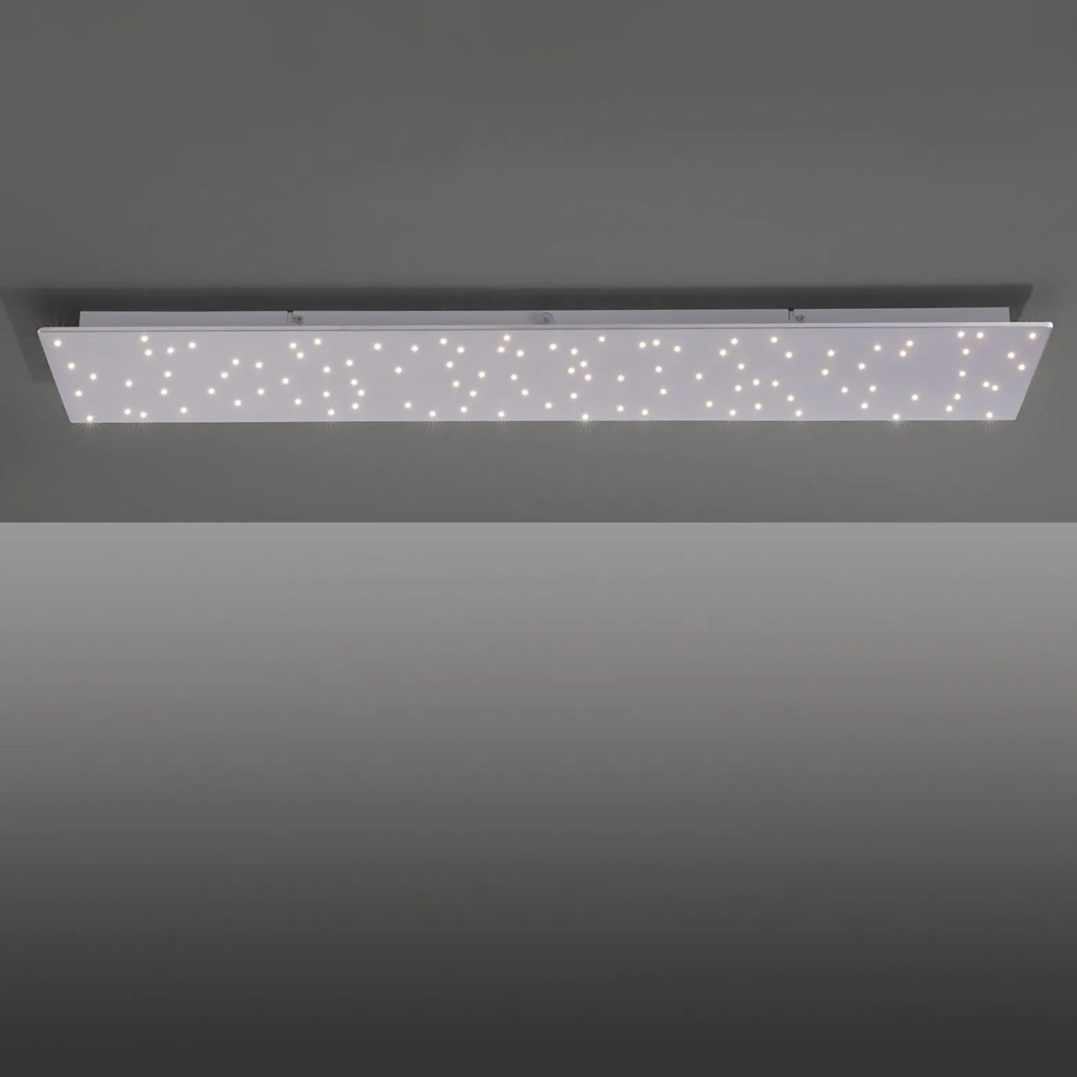 LED-Deckenleuchte Sparkle CCT dim stahl 100x45cm