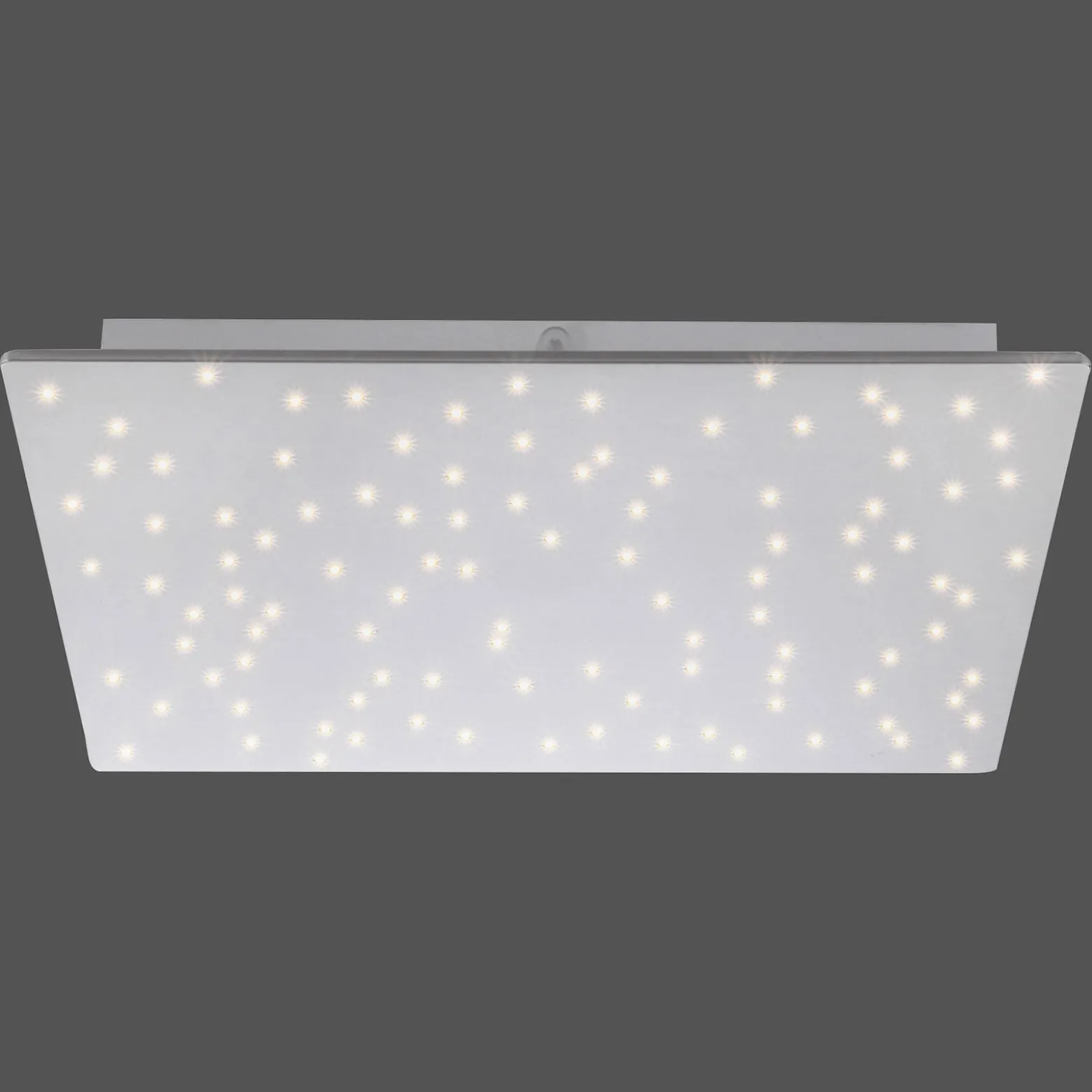 LED-Deckenleuchte Sparkle CCT dim stahl 45x45cm