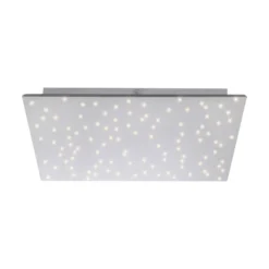 LED-Deckenleuchte Sparkle CCT dim stahl 45x45cm