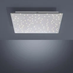 LED-Deckenleuchte Sparkle CCT dim stahl 45x45cm