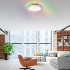 LED-Deckenleuchte Spheric, CCT, RGB, Ø 40cm
