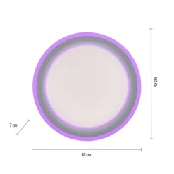 LED-Deckenleuchte Spheric, CCT, RGB, Ø 40cm