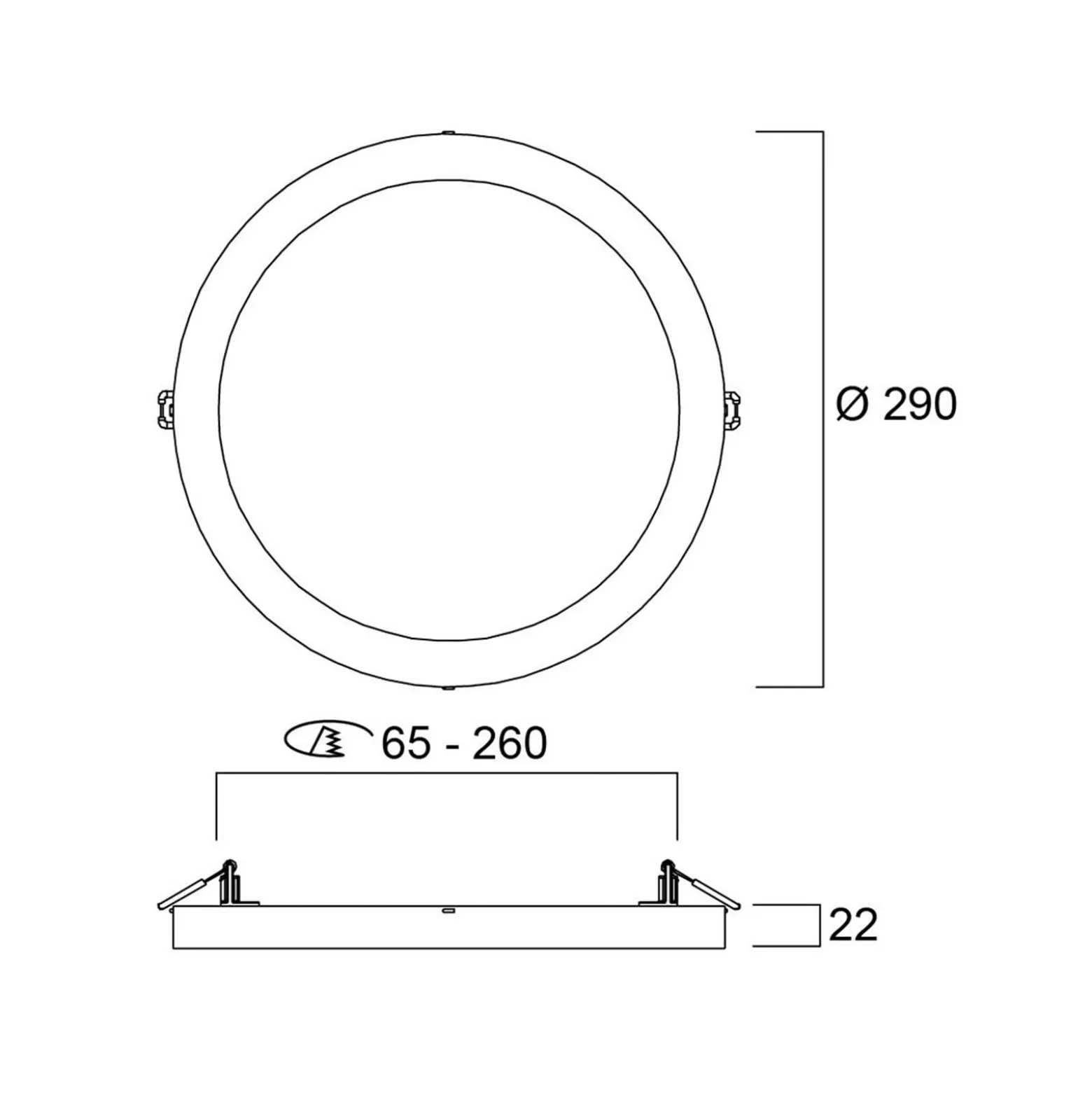 LED-Deckenleuchte START 5in1, weiß, Ø 29 cm, CCT, dimmbar