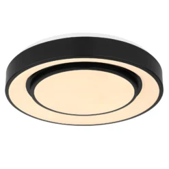 LED-Deckenleuchte Sully RGBW Fernbedienung schwarz