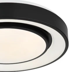 LED-Deckenleuchte Sully RGBW Fernbedienung schwarz