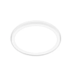 LED-Deckenleuchte Tava, weiß, Ø 24 cm, Kunststoff