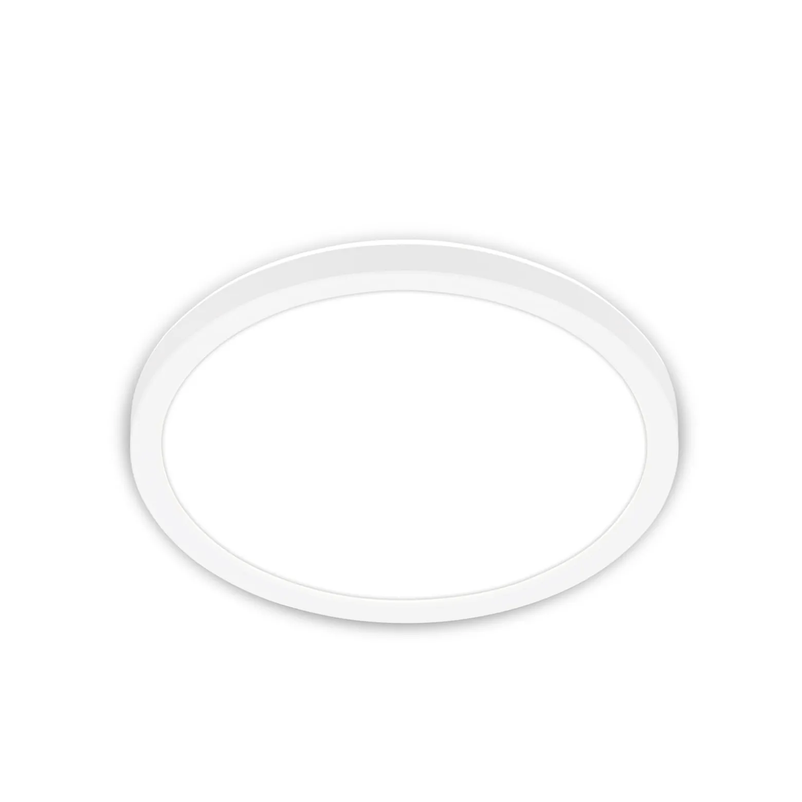 LED-Deckenleuchte Tava, weiß, Ø 24 cm, Kunststoff