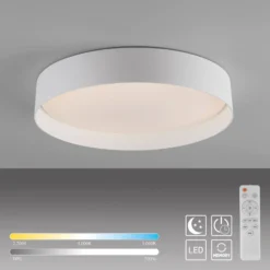 LED-Deckenleuchte TAVOLI, weiß, Ø 39 cm, Metall, CCT, dim