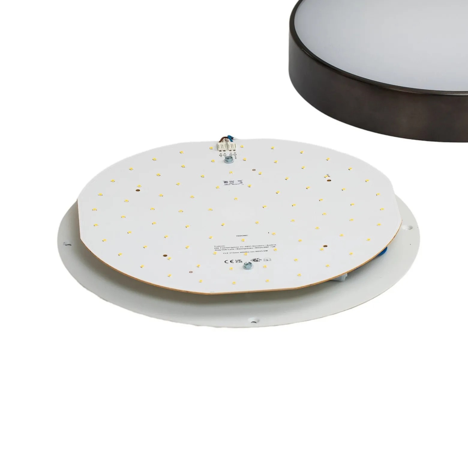 LED-Deckenleuchte Timur, anthrazit, Stahl, Ø 34 cm