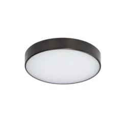 LED-Deckenleuchte Timur, anthrazit, Stahl, Ø 34 cm
