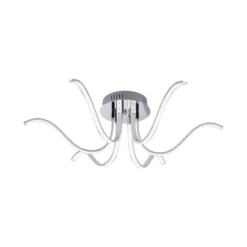 LED-Deckenleuchte Valerie 6-flammig Ø67cm stahl