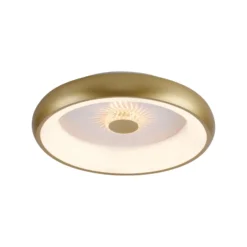 LED-Deckenleuchte Vertigo, CCT, Ø 46,5 cm, messing