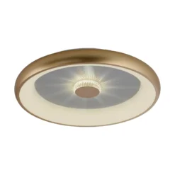 LED-Deckenleuchte Vertigo, CCT, Ø 61,5 cm, messing
