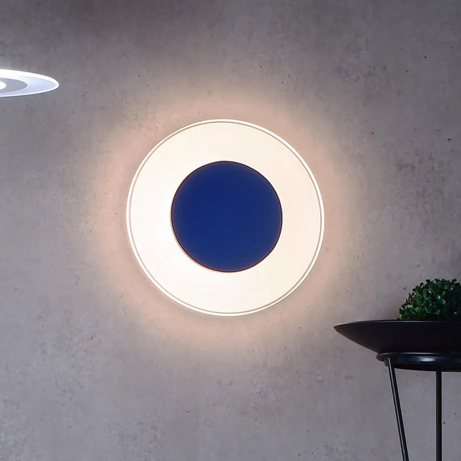 LED-Deckenleuchte Zaniah, 360°-Licht, 24W, blau