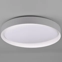 LED-Deckenleuchte Zeta tunable white, grau/weiß