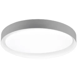 LED-Deckenleuchte Zeta tunable white, grau/weiß