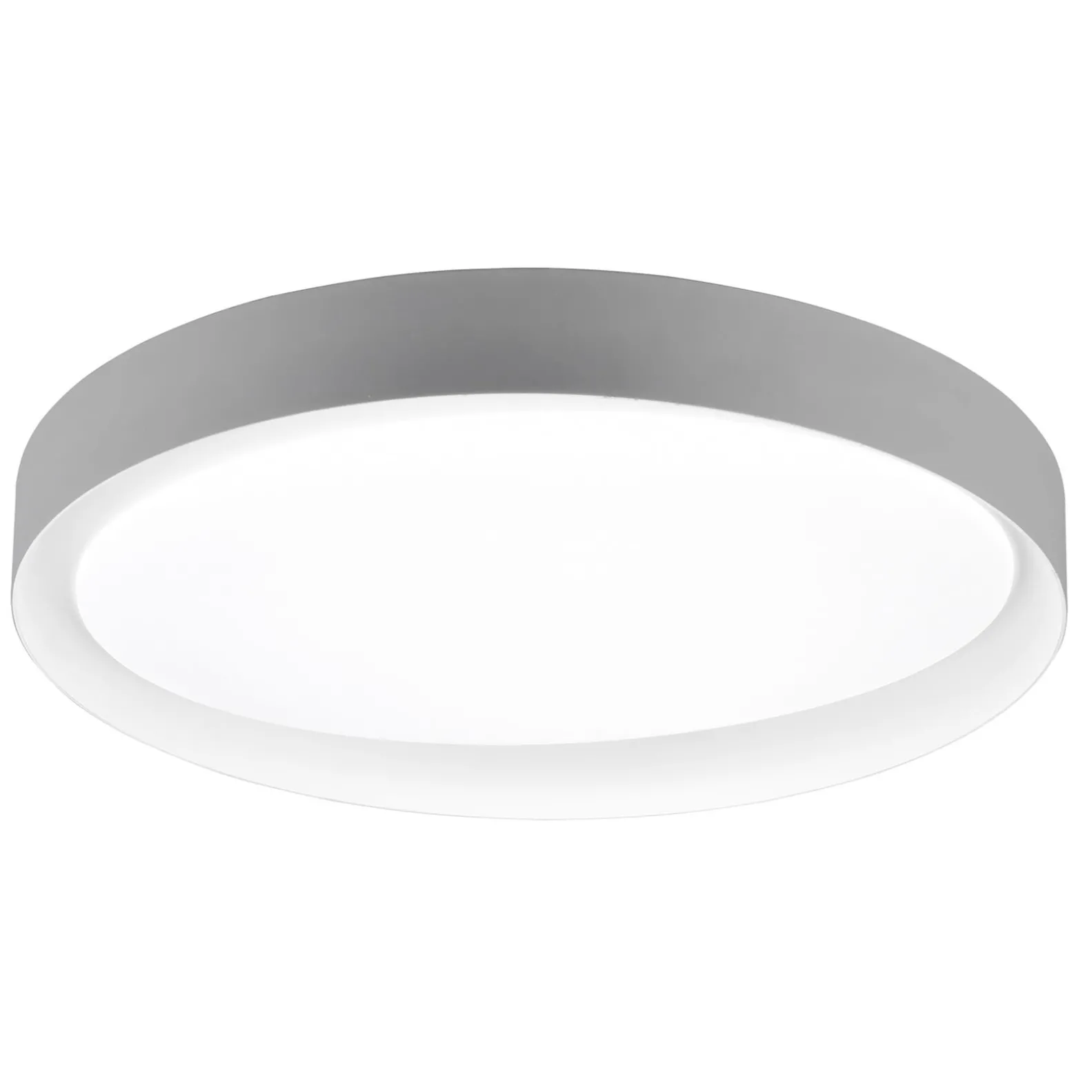 LED-Deckenleuchte Zeta tunable white, grau/weiß