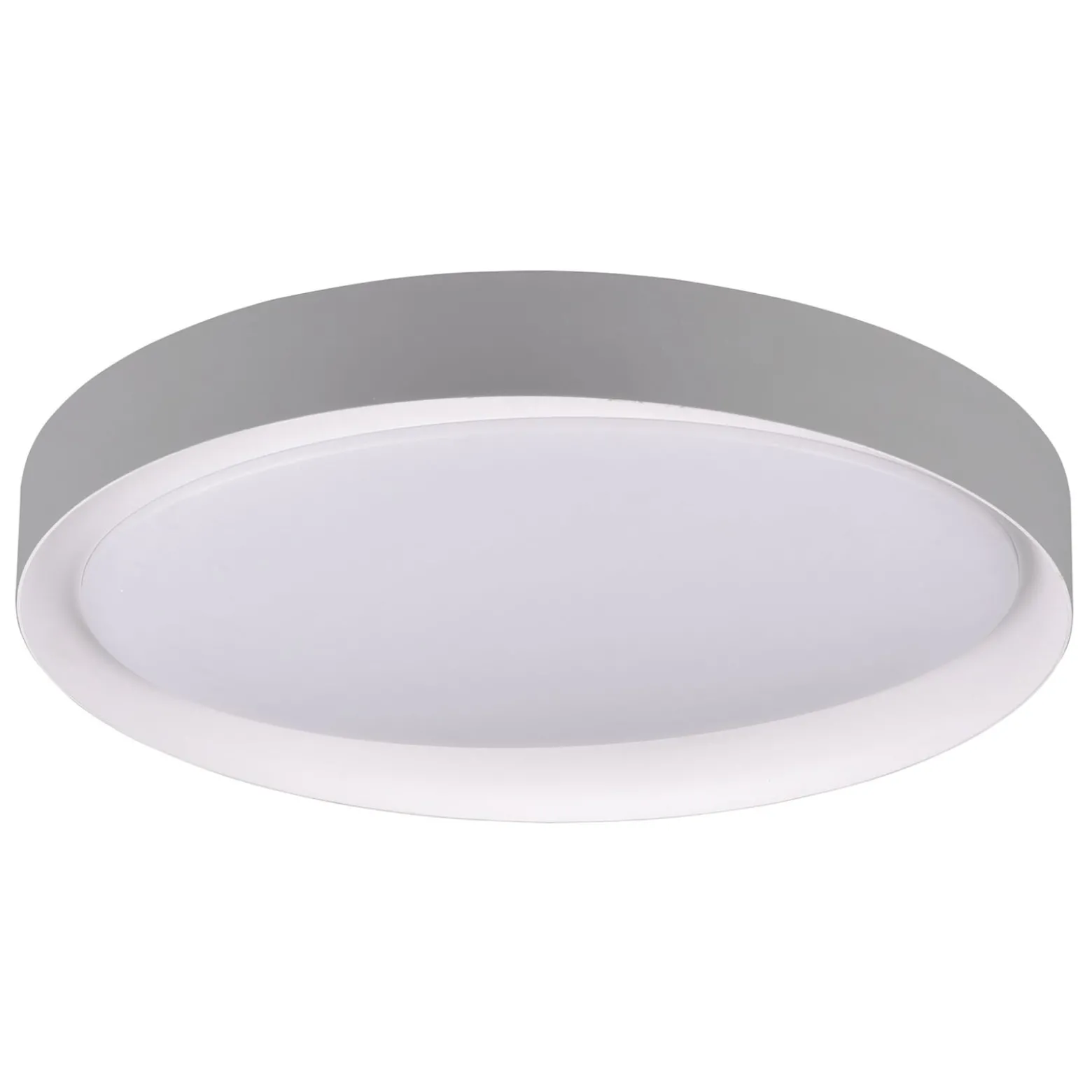 LED-Deckenleuchte Zeta tunable white, grau/weiß