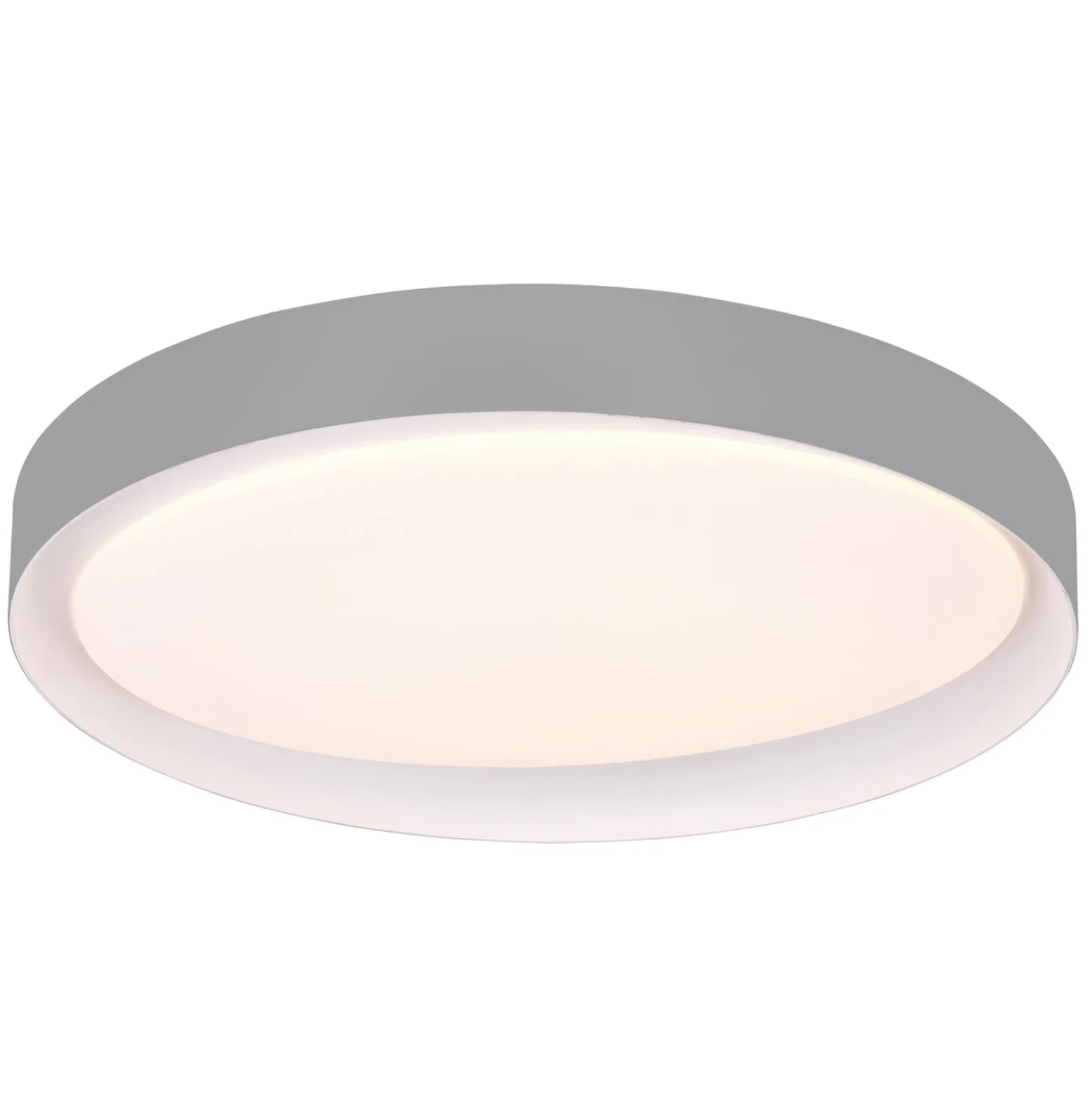 LED-Deckenleuchte Zeta tunable white, grau/weiß