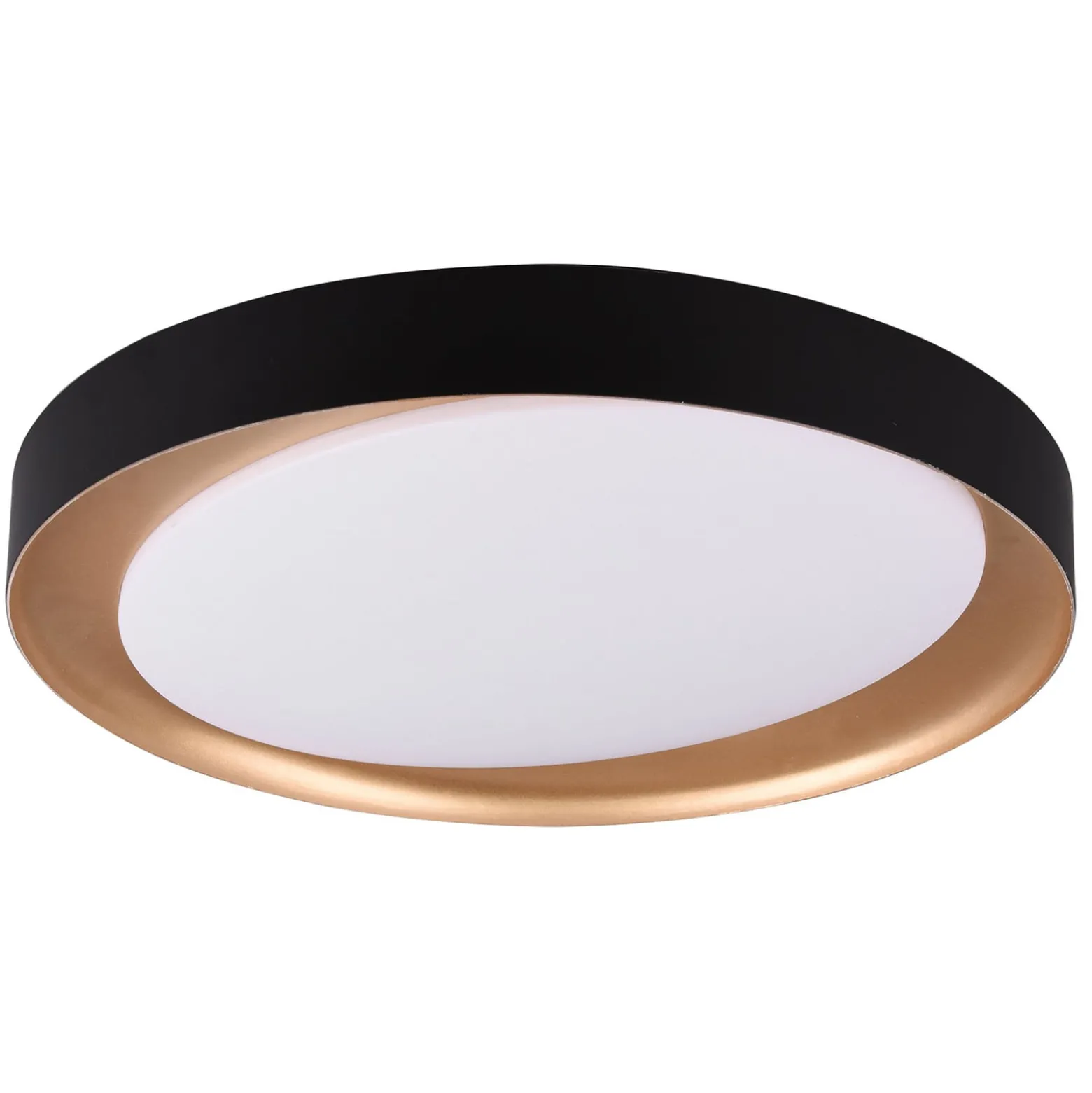 LED-Deckenleuchte Zeta tunable white, schwarz/gold