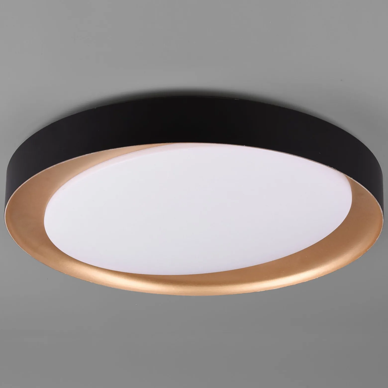 LED-Deckenleuchte Zeta tunable white, schwarz/gold