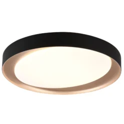 LED-Deckenleuchte Zeta tunable white, schwarz/gold