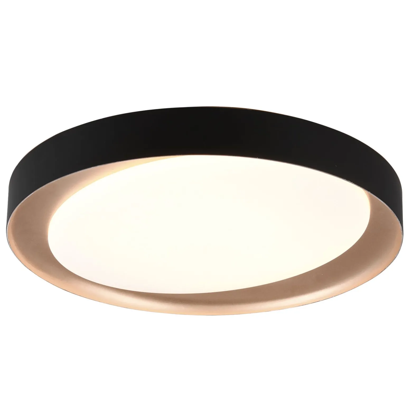 LED-Deckenleuchte Zeta tunable white, schwarz/gold