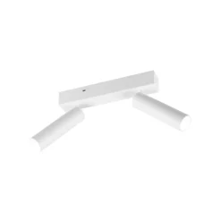 LED-Deckenspot Ambala, 2-fl., weiß, Metall, CCT, dimmbar